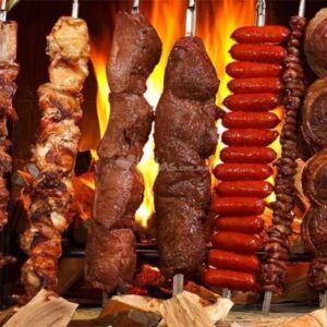 Rodízio de Espeto Churrasco com Maminha Alcatra Costela e muito mais no Restaurante Lé Bosque Gramado